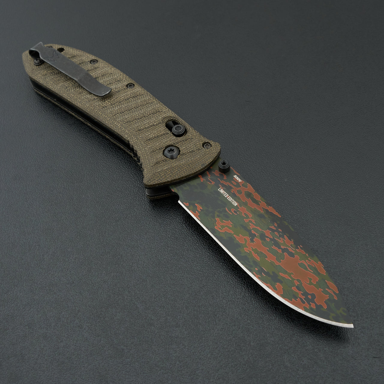 Benchmade 570 Presidio II Limited Edition OD Green Micarta