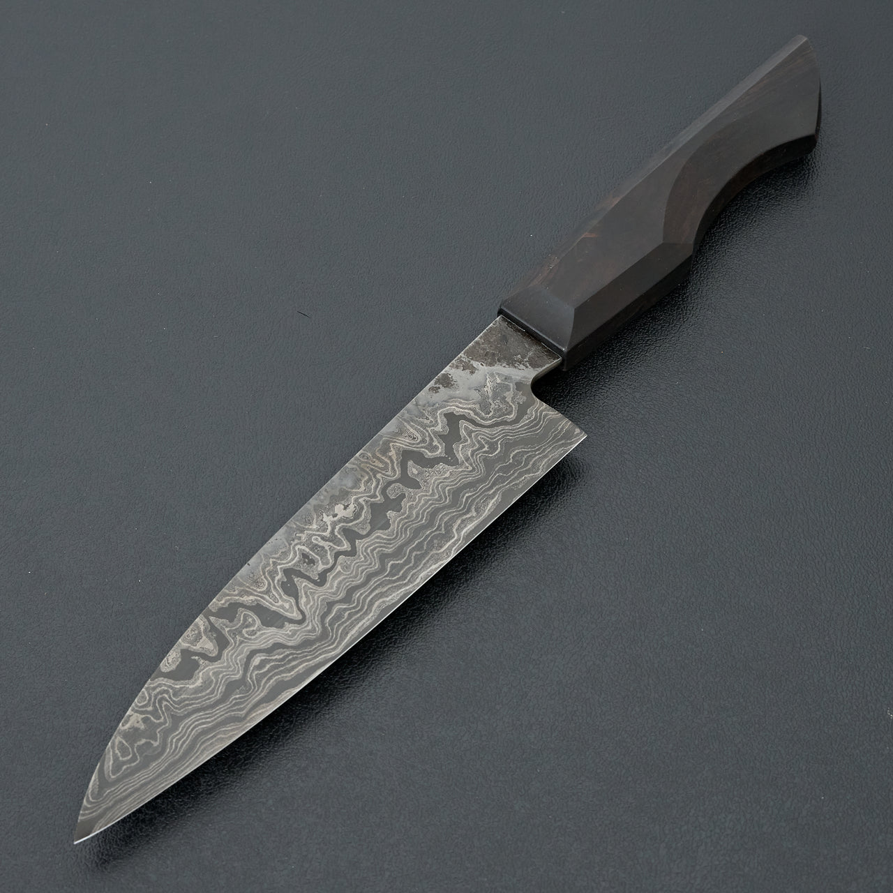 Definition Forge 52100/Pro-cut Damascus Petty 135mm