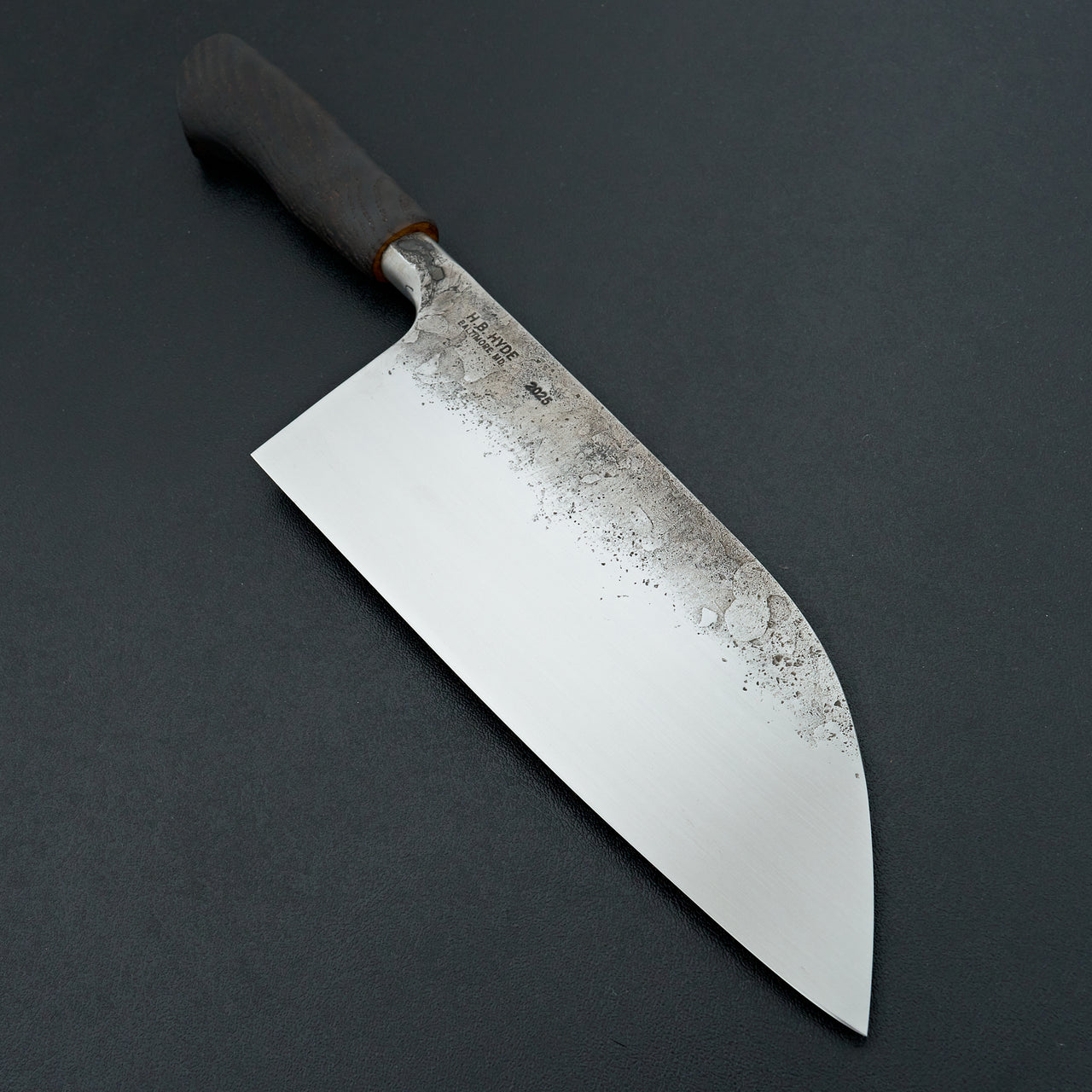 Hyde Handmade Charred Ash Cleaver 200mm