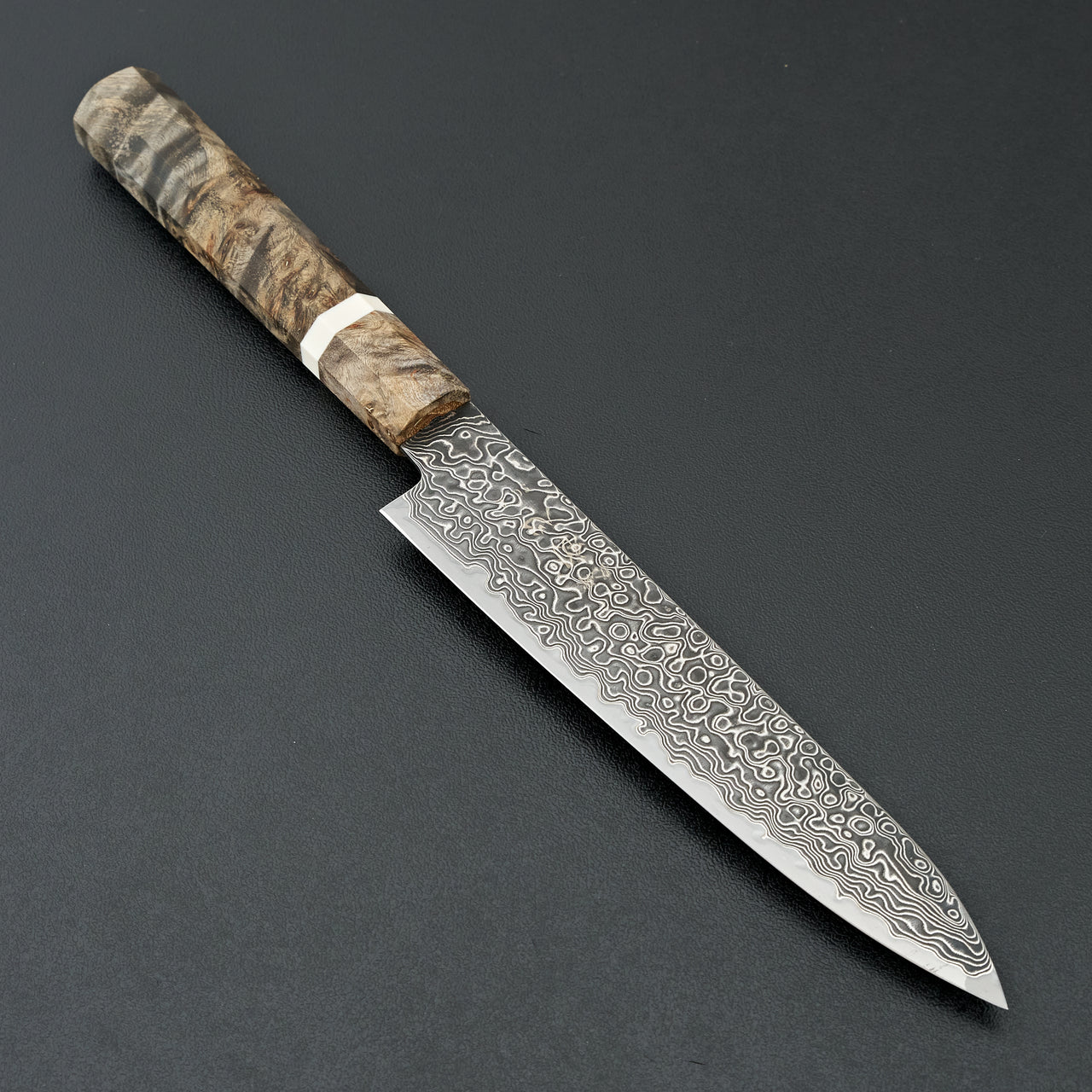 Hatsukokoro Ryuhyo Kurozome SG2 Damascus Petty 150mm