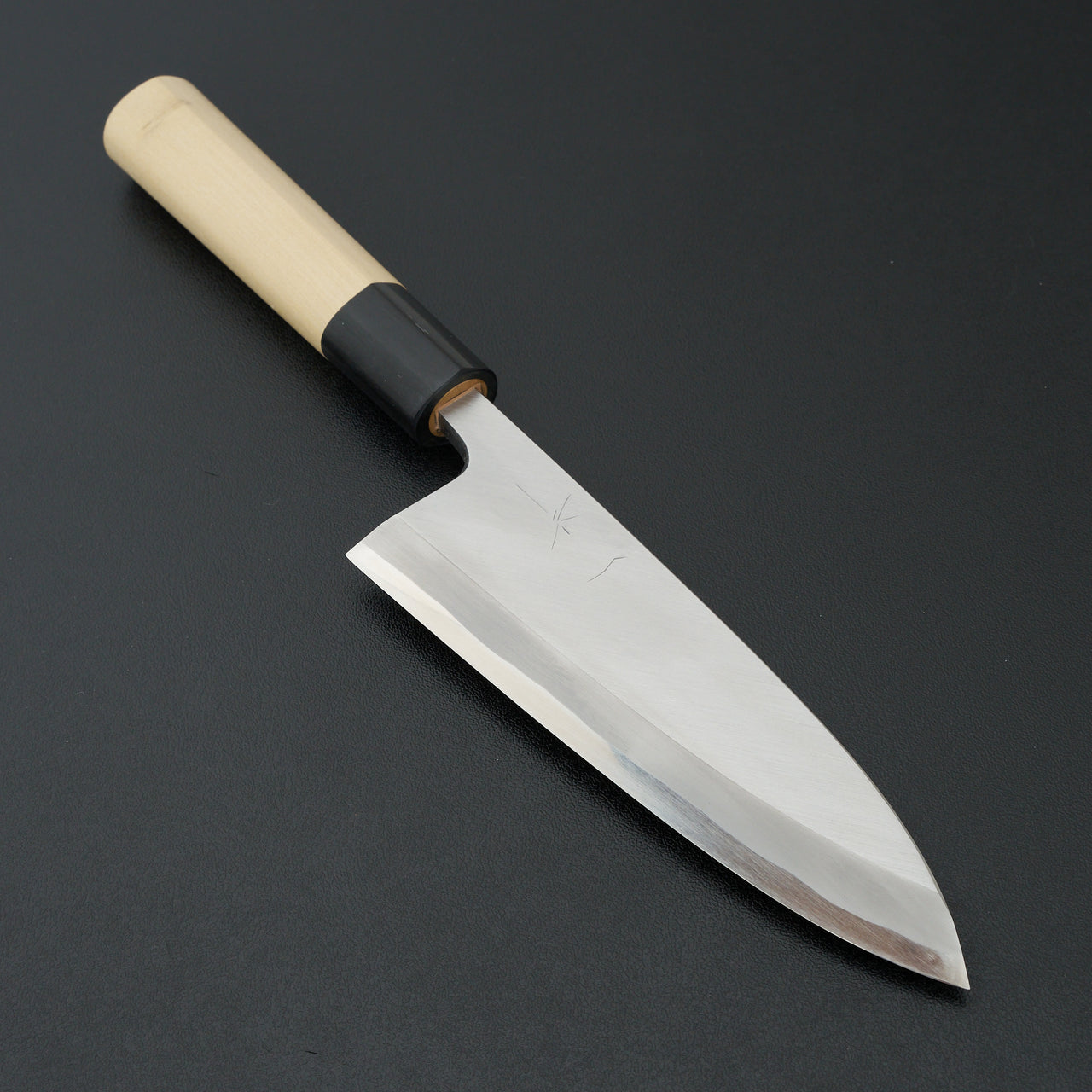 Hitohira Togashi White #2 Deba 150mm Ho Wood Handle (D-Shape/ Saya)