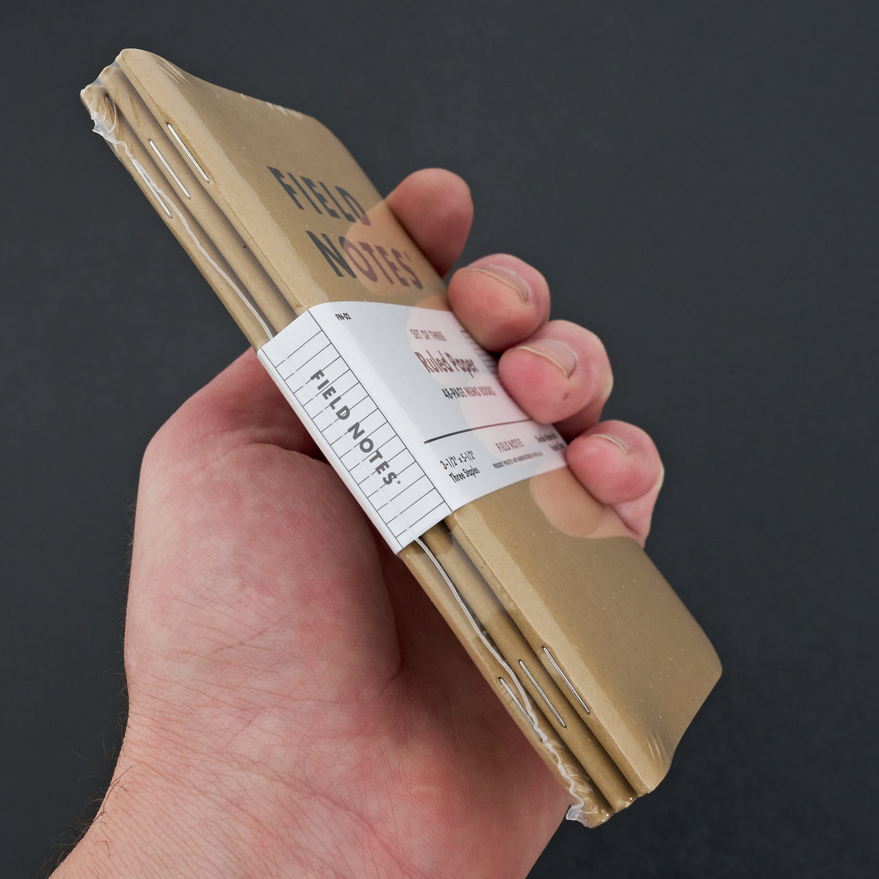 Field Notes Original Kraft Ruled 3-Pack