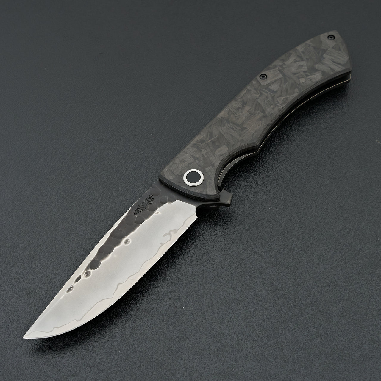 Nigara Hamono SG2 Tsuchime Folding Knife Carbon Fiber Handle