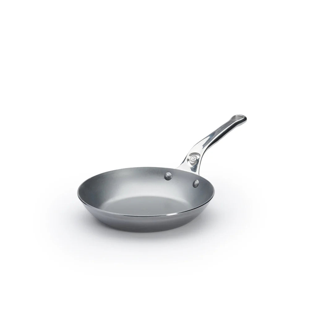 De Buyer MINERAL B PRO Carbon Steel Fry Pan 8"-Cookware-La Brigade de Buyer-Carbon Knife Co