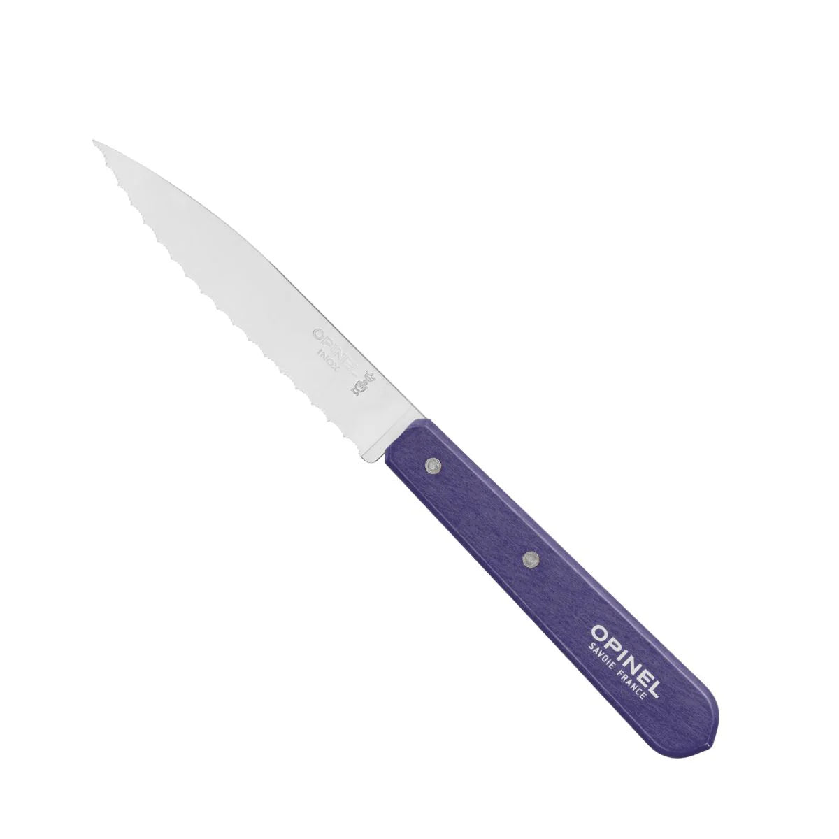 Opinel No.113 Essential Serrated Paring Knife Purple