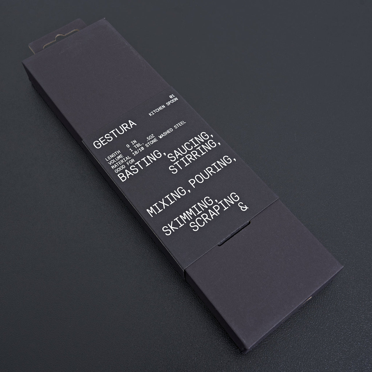 Gestura 01 Silver Spoon-Cooking Tool-Gestura-Carbon Knife Co