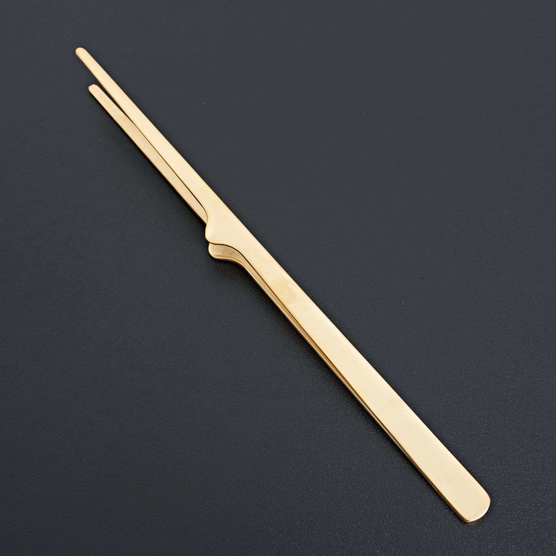 Gestura 10" Stando Tweezer Gold-Cooking Tool-Gestura-Carbon Knife Co