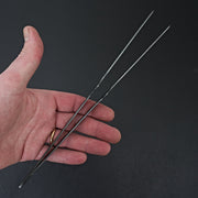 Gestura 10" Stando Tweezer Gunmetal-Cooking Tool-Gestura-Carbon Knife Co