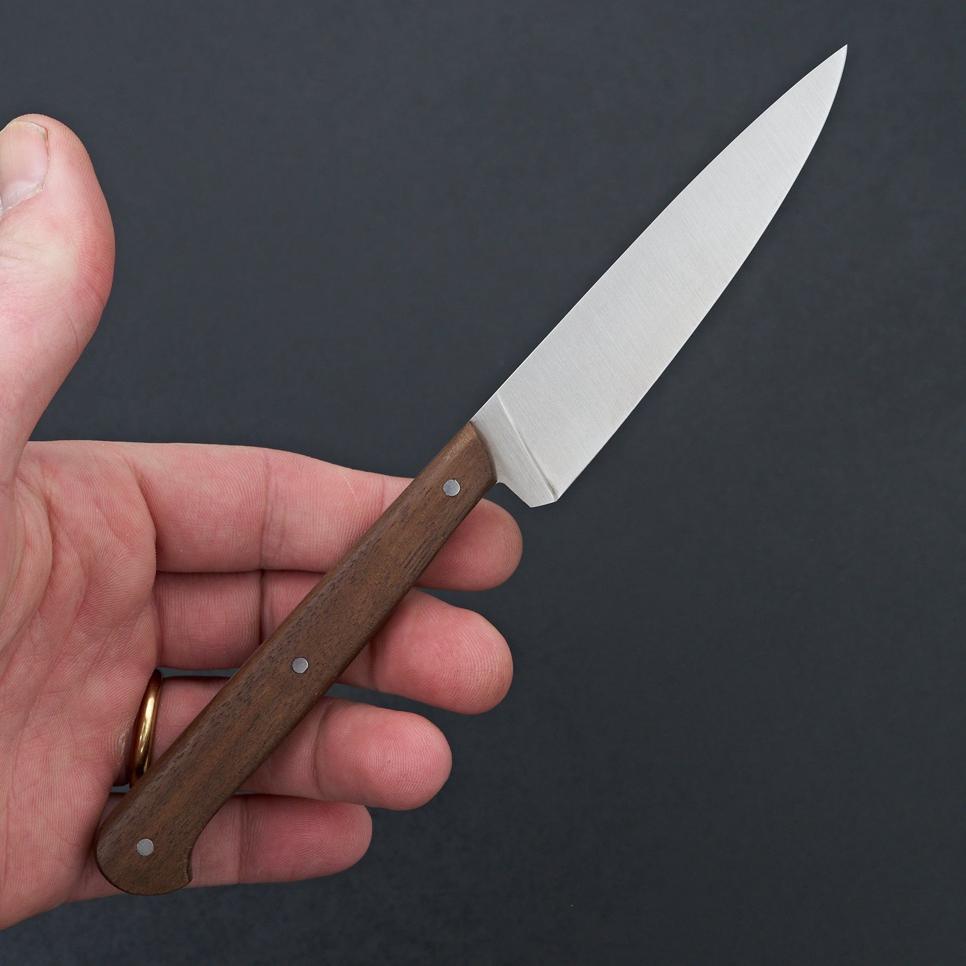 Goyon Chazeau Le P'tit Tradi Knife Walnut Handle-Knife-K Sabatier-Carbon Knife Co