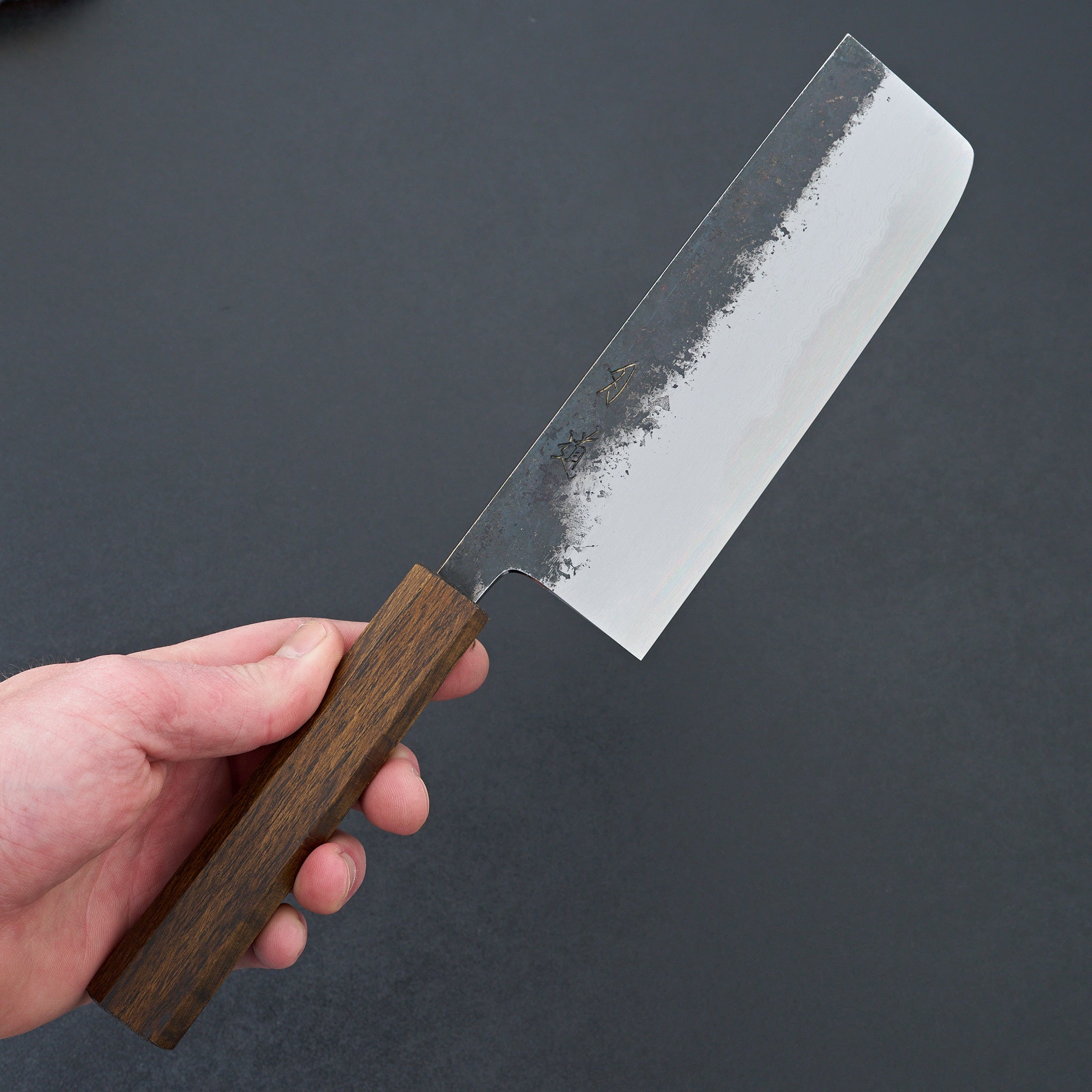 HADO Sumi Blue #1 Damascus Nakiri 165mm