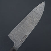 Halcyon Forge 1095 Nickel Ladder Damascus Santoku 165mm Burnt Osage Orange-Knife-Halcyon Forge-Carbon Knife Co