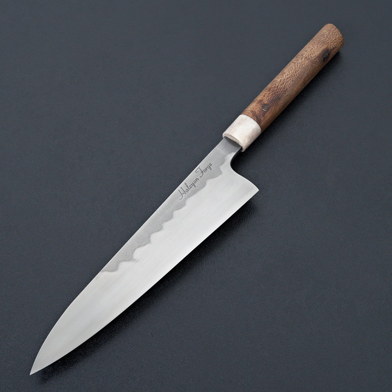 Halcyon Forge 26c3 Honyaki Petty 185mm Missouri Sycamore-Knife-Halcyon Forge-Carbon Knife Co