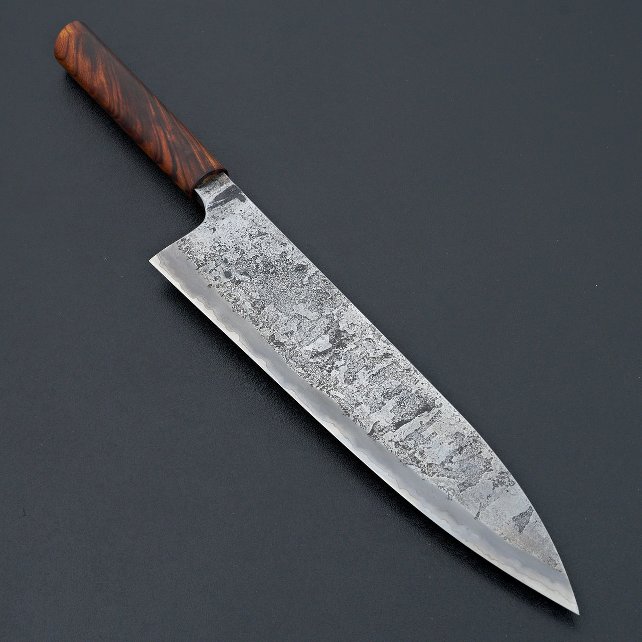 Halcyon Forge 26c3 Wrought Iron Gyuto 250mm Ironwood-Knife-Halcyon Forge-Carbon Knife Co