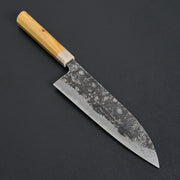 Halcyon Forge Wrought Iron Wide Gyuto 240mm Osage-Halcyon Forge-Carbon Knife Co