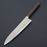 Hatsukokoro Hayabusa Blue 2 Rainbow Damascus Gyuto 210mm