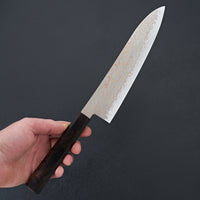 Hatsukokoro Hayabusa Blue 2 Rainbow Damascus Gyuto 210mm
