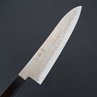 Hatsukokoro Hayabusa Blue 2 Rainbow Damascus Gyuto 210mm