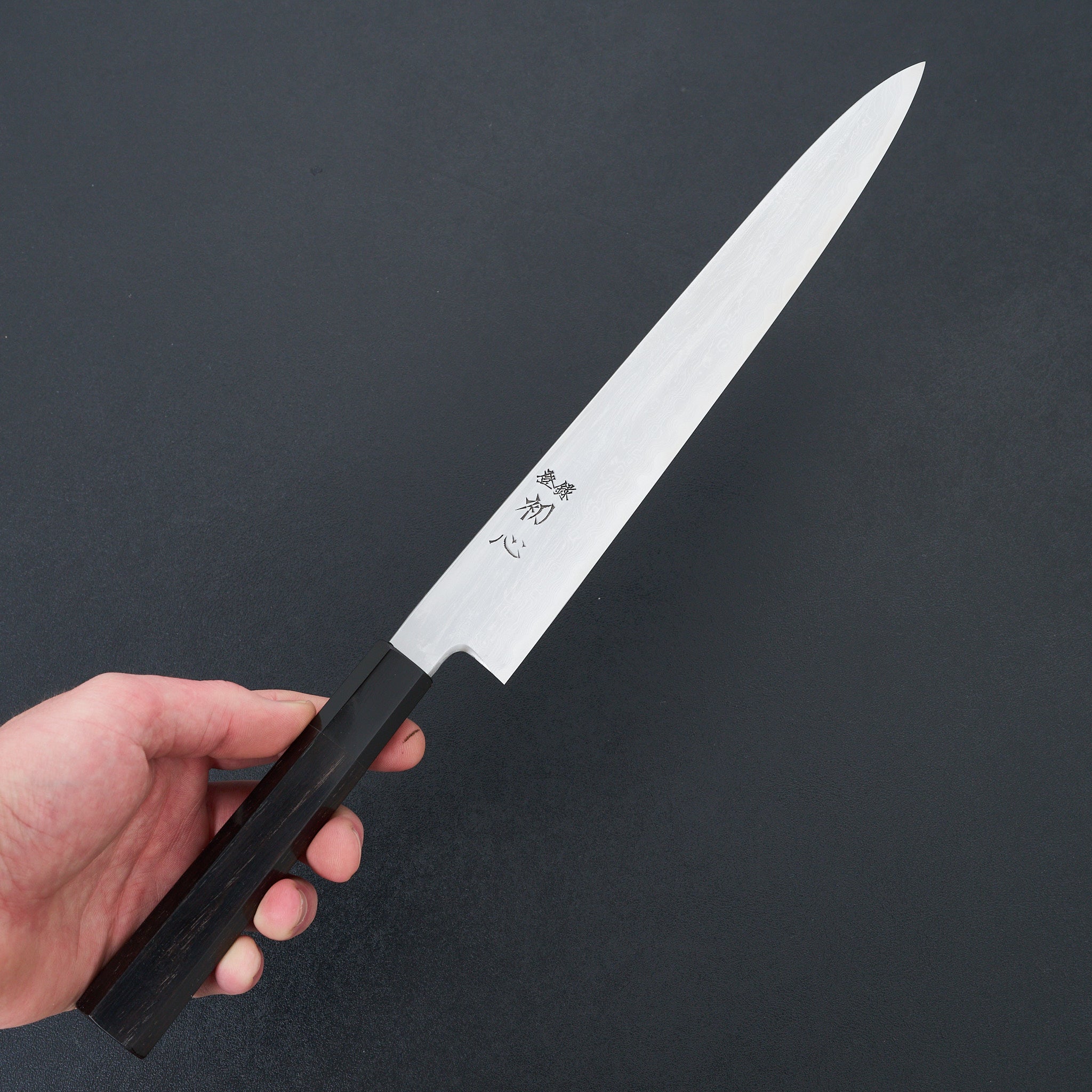 Hatsukokoro Satoshi Nakagawa Blue 1 Damascus Sujihiki 270mm