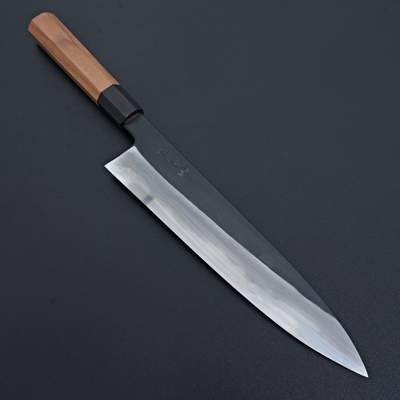 Hatsukokoro Yoake Blue #1 Kurouchi Gyuto 240mm-Knife-Handk-Carbon Knife Co