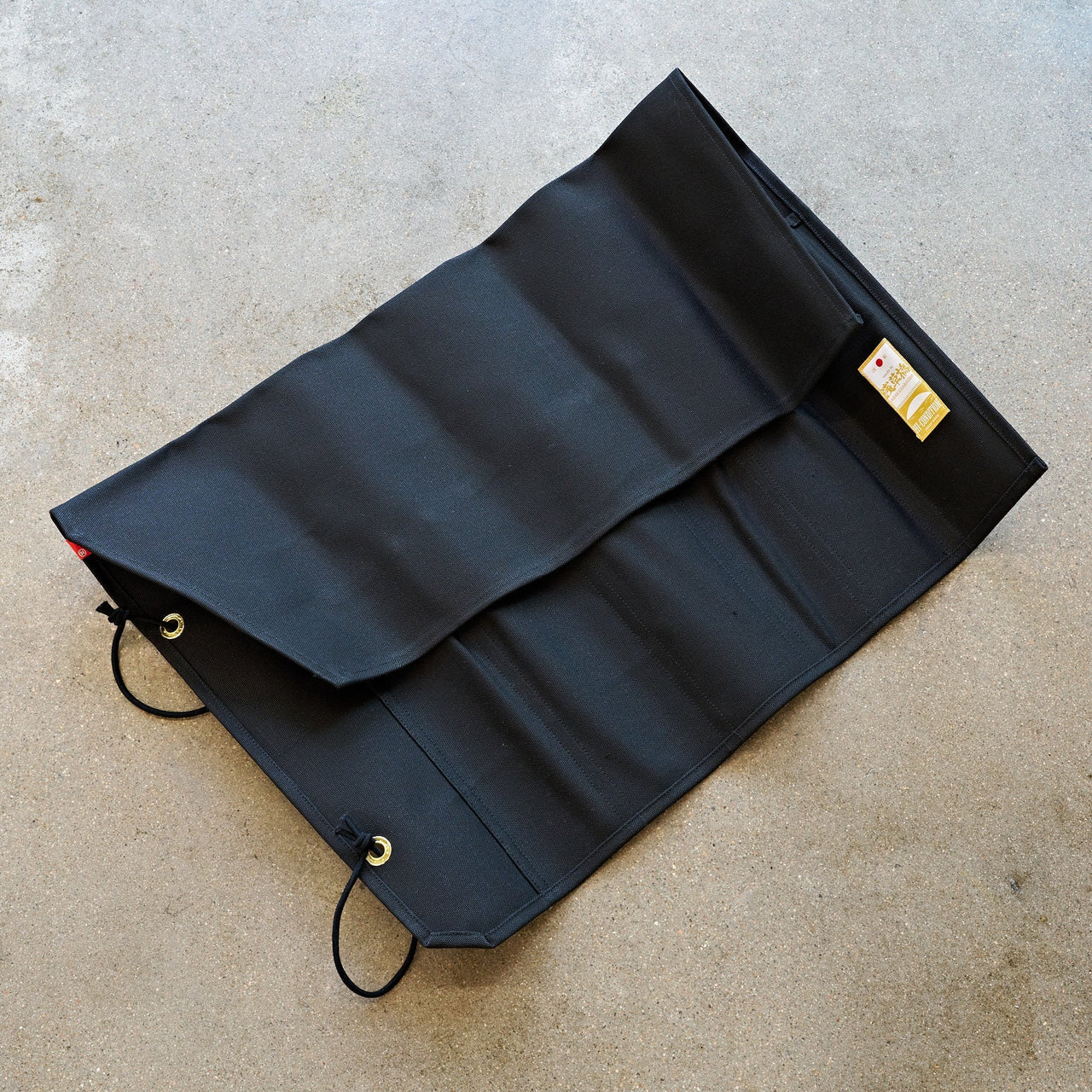 Hi-Condition Hanpu Canvas 6 Pockets Knife Roll Black-Knife Accessories-Hitohira-Carbon Knife Co