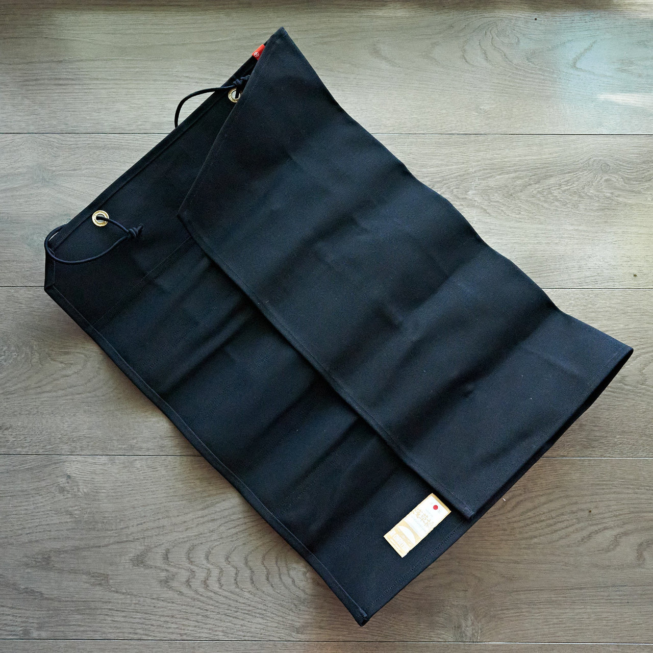 Hi-Condition Hanpu Canvas 6 Pockets Knife Roll Black-Knife Accessories-Hitohira-Carbon Knife Co
