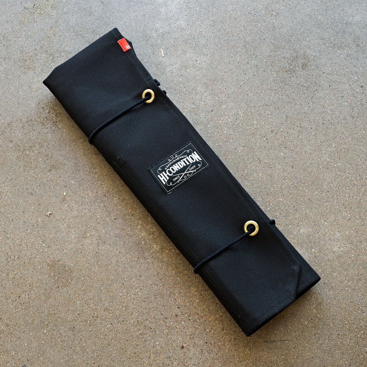 Hi-Condition Hanpu Canvas 6 Pockets Knife Roll Black-Knife Accessories-Hitohira-Carbon Knife Co