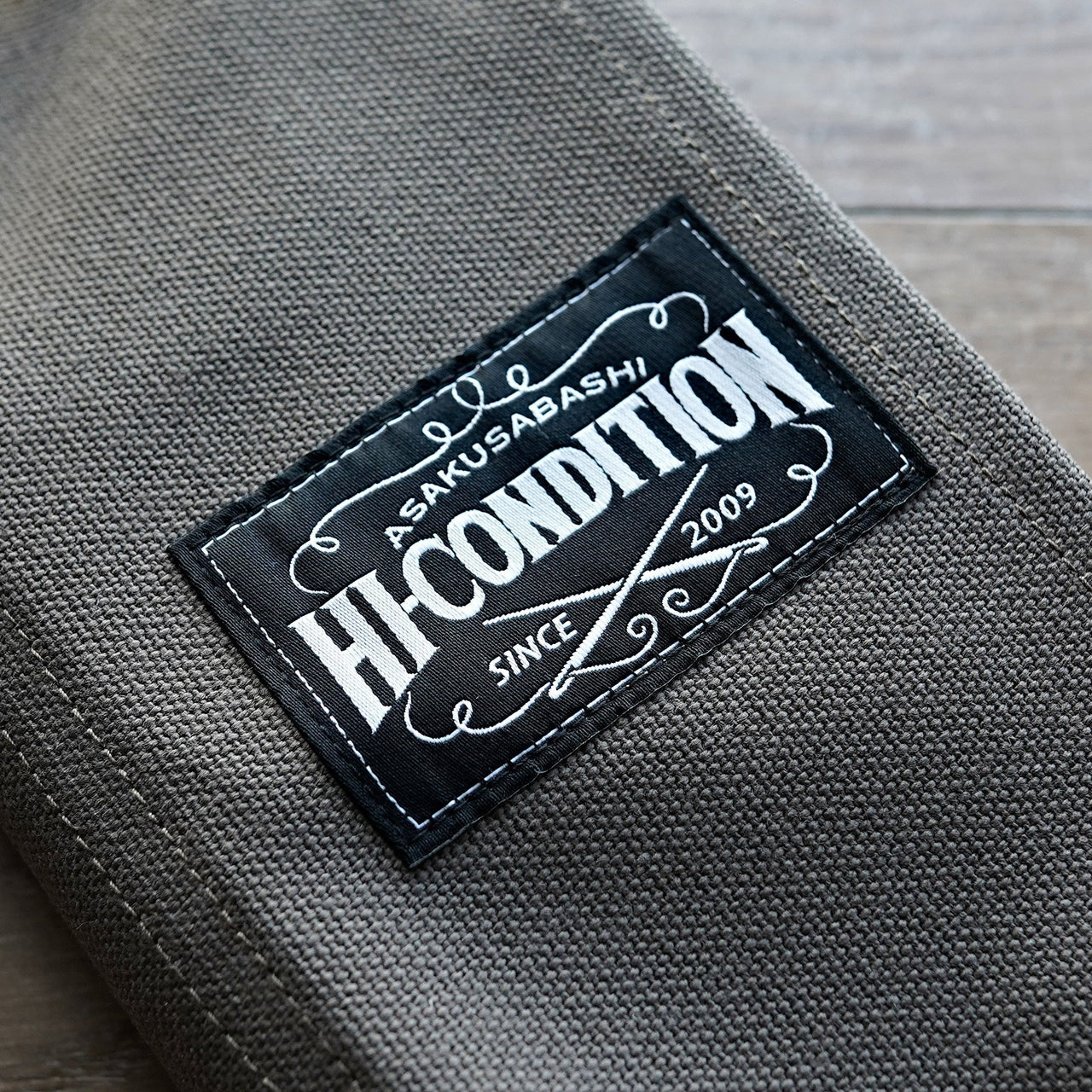 Hi-Condition Hanpu Canvas 6 Pockets Knife Roll Dark Gray-Knife Accessories-Hitohira-Carbon Knife Co