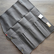 Hi-Condition Hanpu Canvas 6 Pockets Knife Roll Dark Gray-Knife Accessories-Hitohira-Carbon Knife Co