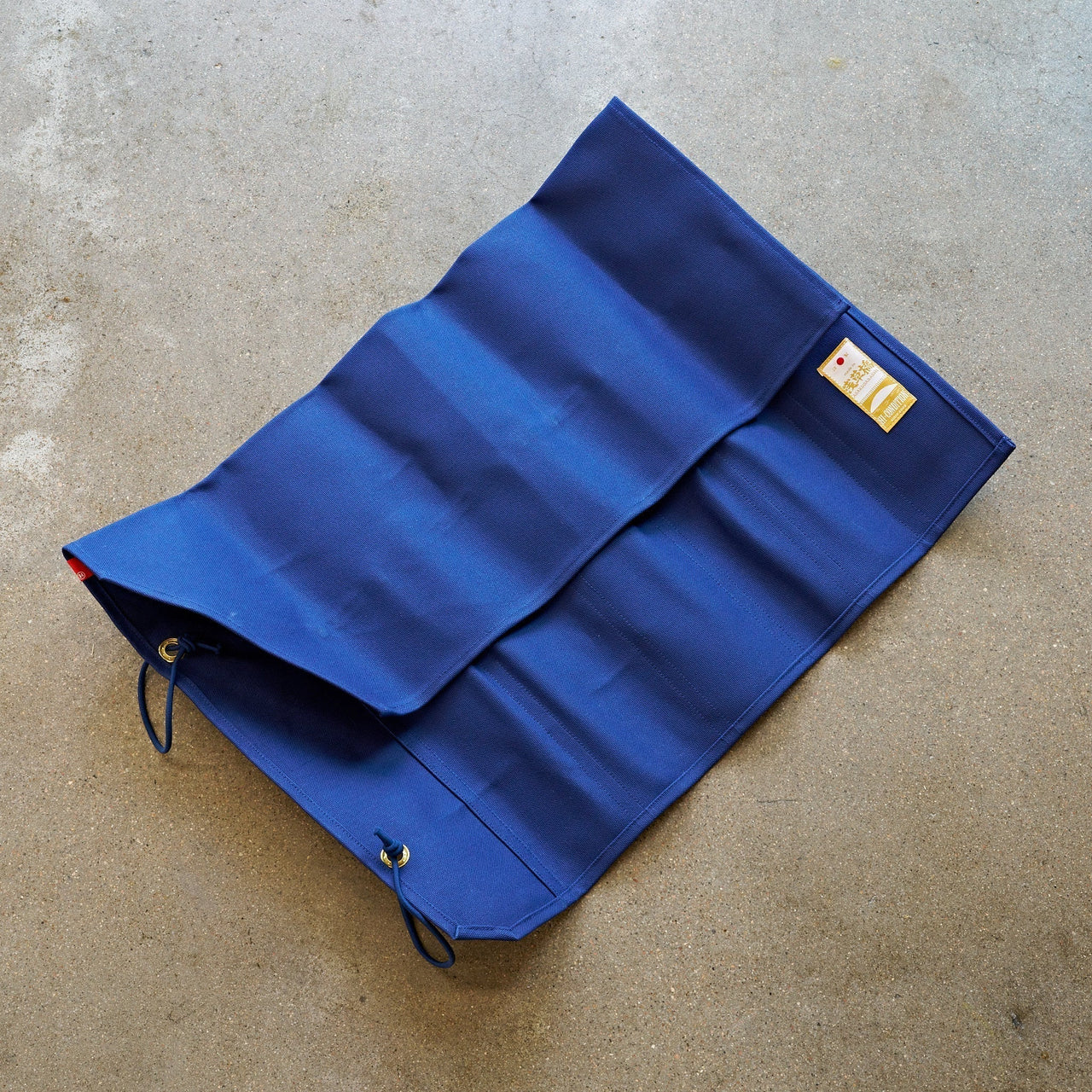 Hi-Condition Hanpu Canvas 6 Pockets Knife Roll Navy-Knife Accessories-Hitohira-Carbon Knife Co
