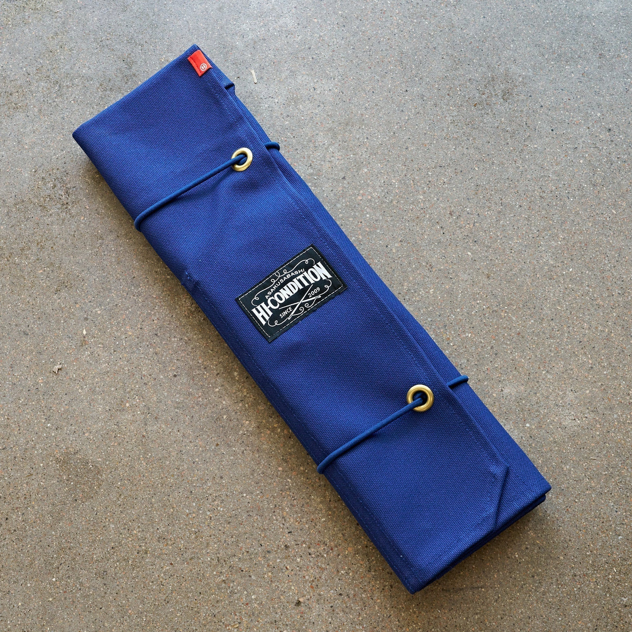 Hi-Condition Hanpu Canvas 6 Pockets Knife Roll Navy-Knife Accessories-Hitohira-Carbon Knife Co