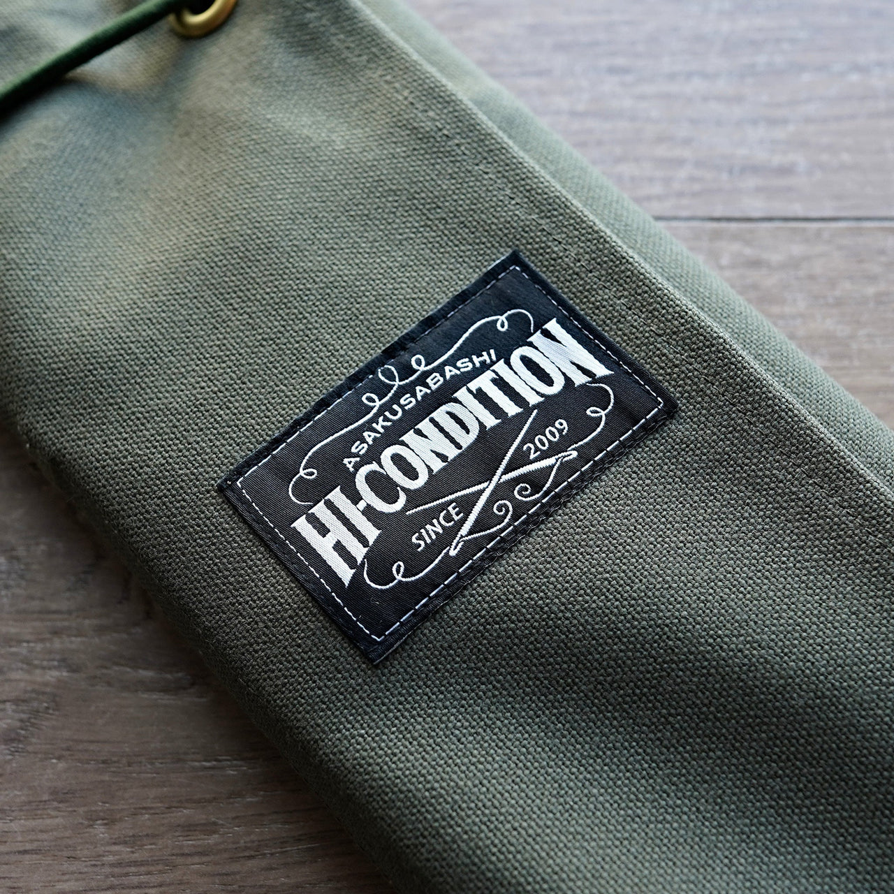 Hi-Condition Hanpu Canvas 6 Pockets Knife Roll OD-Knife Accessories-Hitohira-Carbon Knife Co