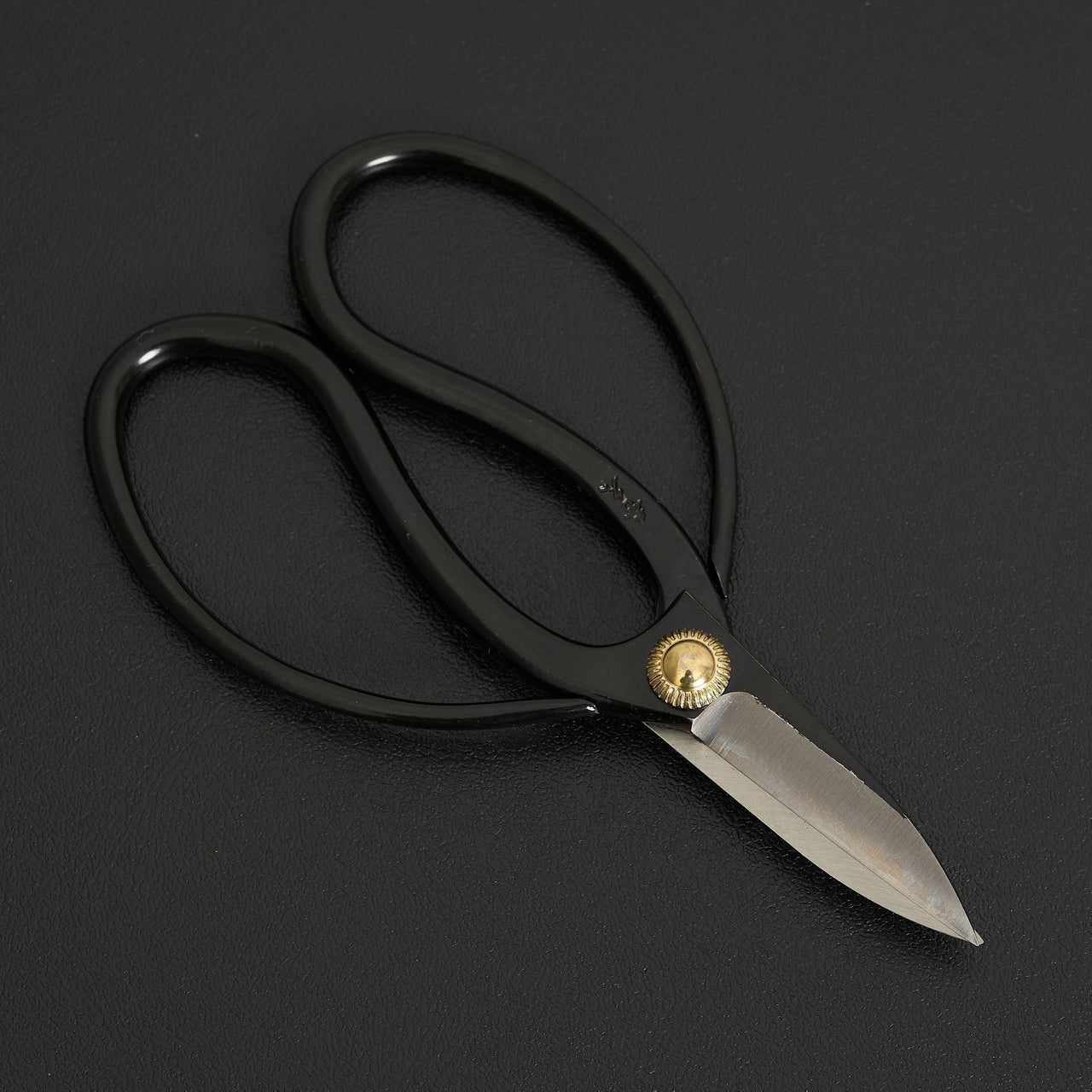 Hidehisa Mini Okubo Shears Black 135mm-Accessories-Toyama Hamono-Carbon Knife Co