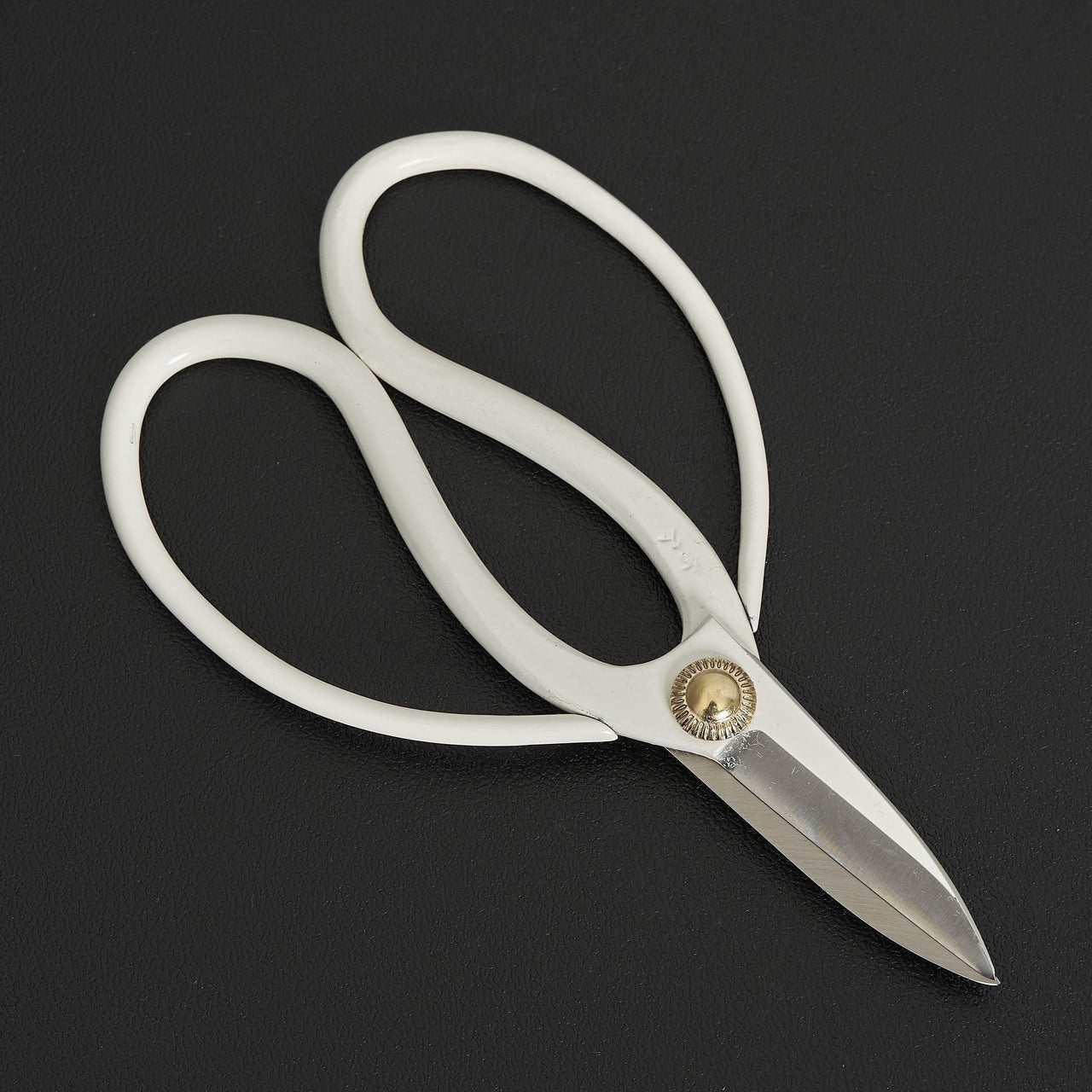 Hidehisa Mini Okubo Shears White 135mm-Accessories-Toyama Hamono-Carbon Knife Co