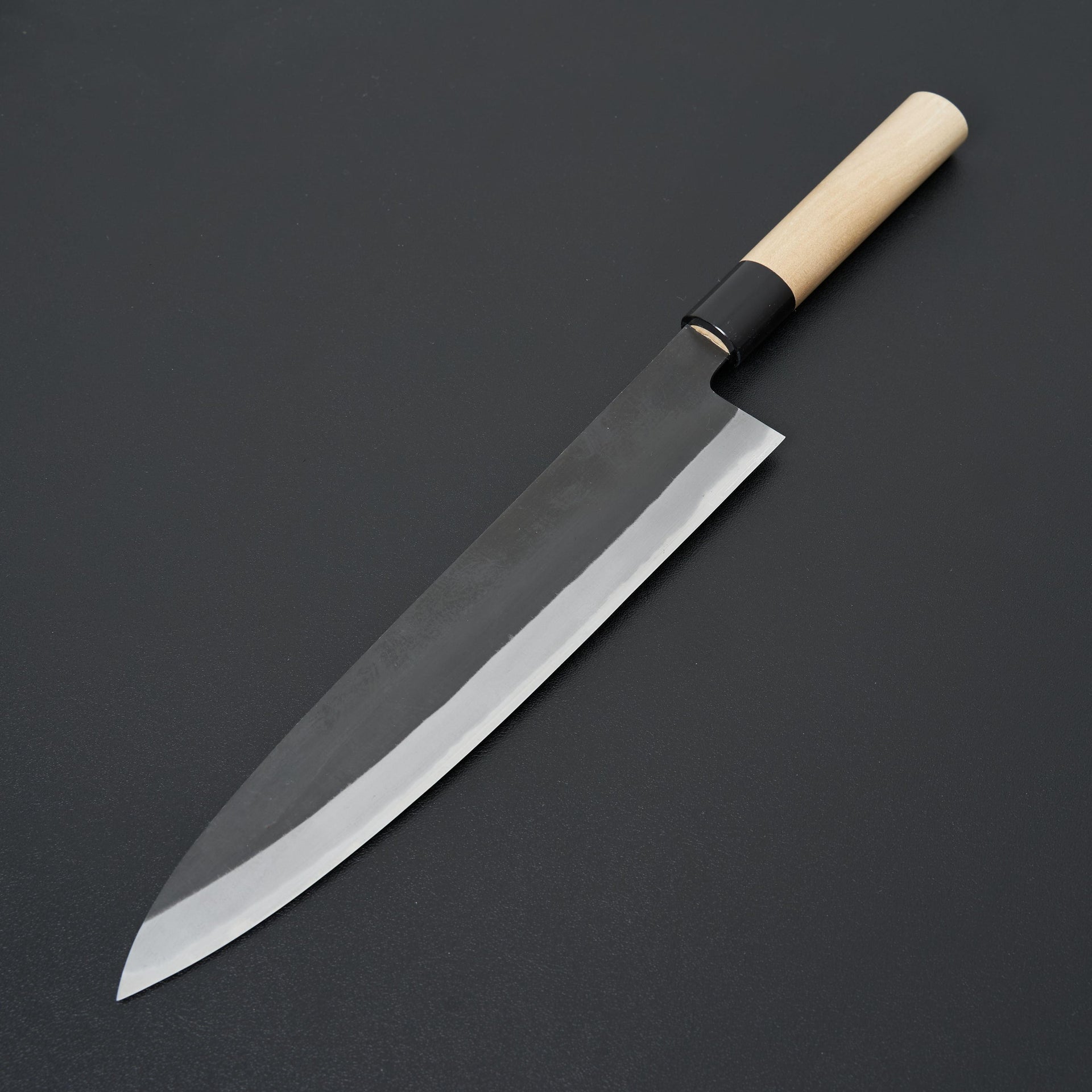 Hinoura Ajikataya Shirogami 2 Kurouchi Gyuto 270mm-Knife-Hinoura-Carbon Knife Co