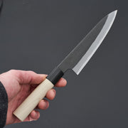 Hinoura Ajikataya Shirogami 2 Kurouchi Petty 150mm-Knife-Hinoura-Carbon Knife Co