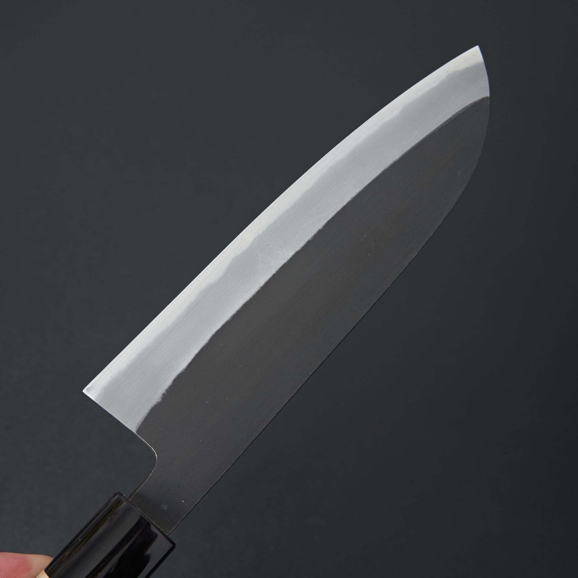 Hinoura Ajikataya Shirogami 2 Kurouchi Santoku 180mm-Knife-Hinoura-Carbon Knife Co