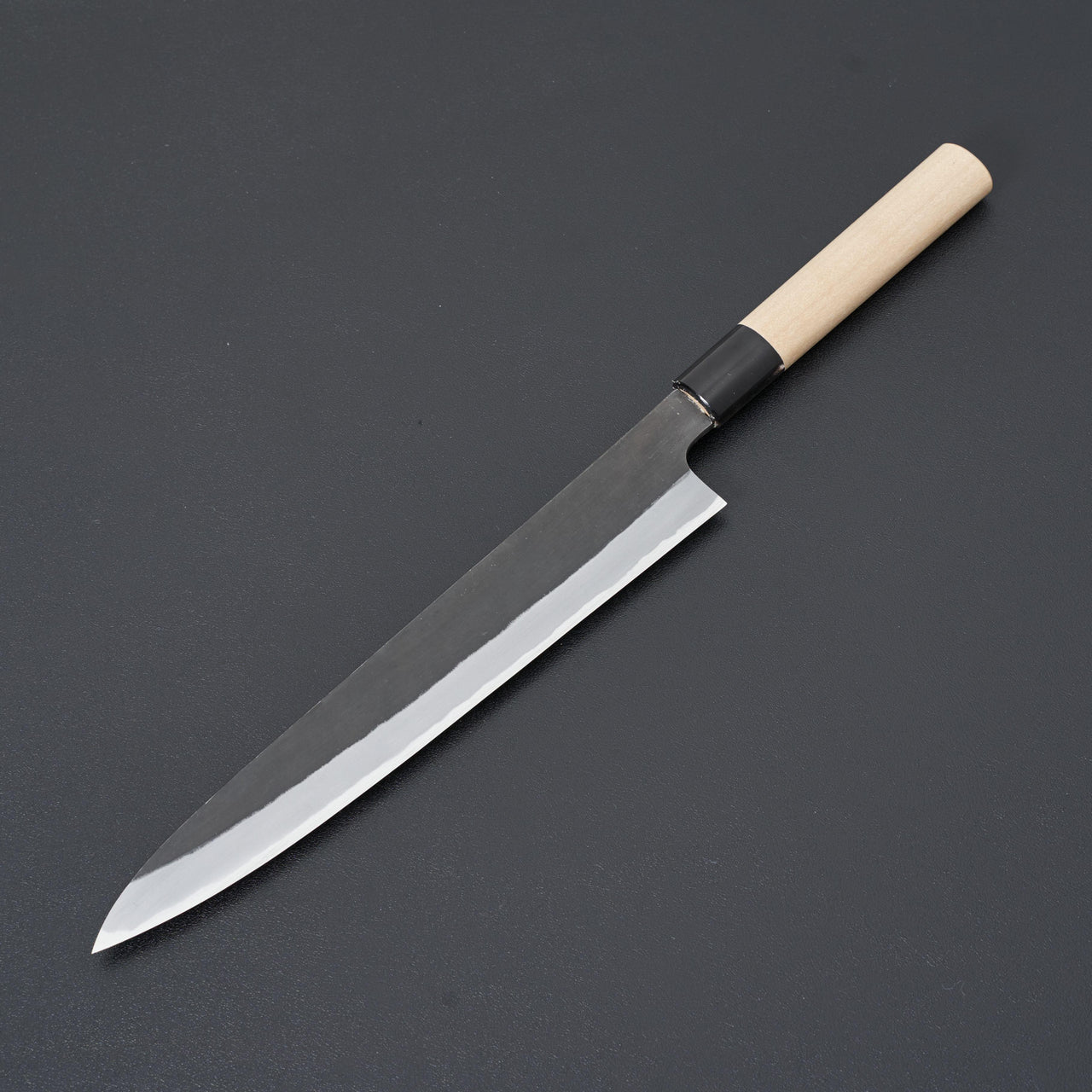 Hinoura Ajikataya Shirogami 2 Kurouchi Sujihiki 240mm-Knife-Hinoura-Carbon Knife Co