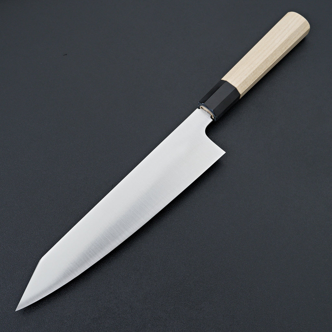 Hitohira FJ VG-10 Kiritsuke Gyuto 240mm Ho Wood Handle (Wa/ Fine Edge)-Knife-Hitohira-Carbon Knife Co
