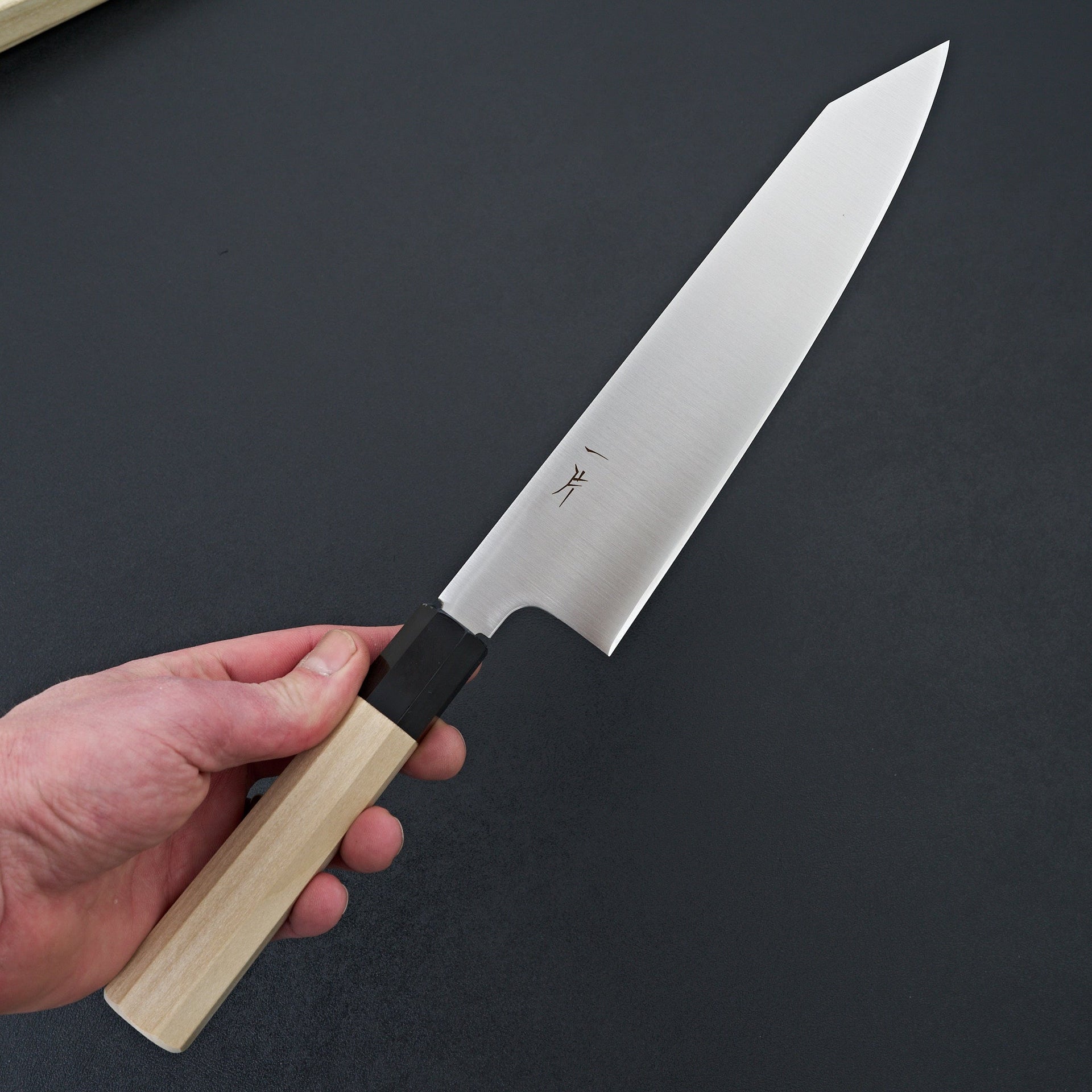 Hitohira FJ VG-10 Kiritsuke Gyuto 240mm Ho Wood Handle (Wa/ Fine Edge)-Knife-Hitohira-Carbon Knife Co