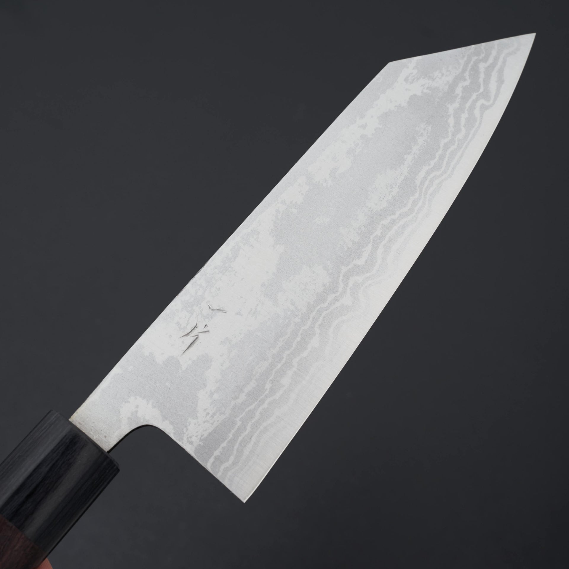 Hitohira GR Blue #2 Damascus Bunka 170mm-Knife-Hitohira-Carbon Knife Co