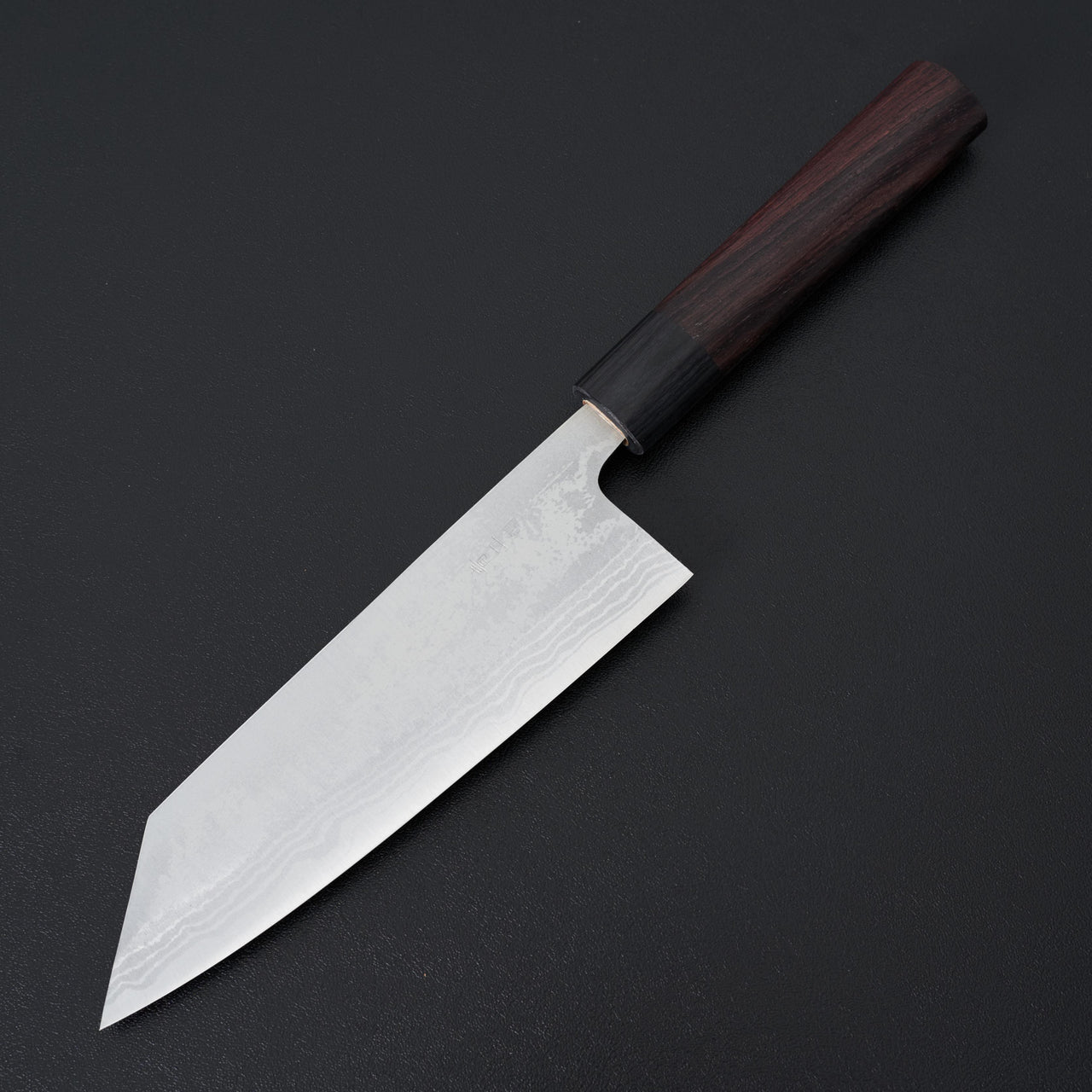 Hitohira GR Blue #2 Damascus Bunka 170mm-Knife-Hitohira-Carbon Knife Co