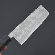 Hitohira GR Blue #2 Damascus Nakiri 150mm-Knife-Hitohira-Carbon Knife Co