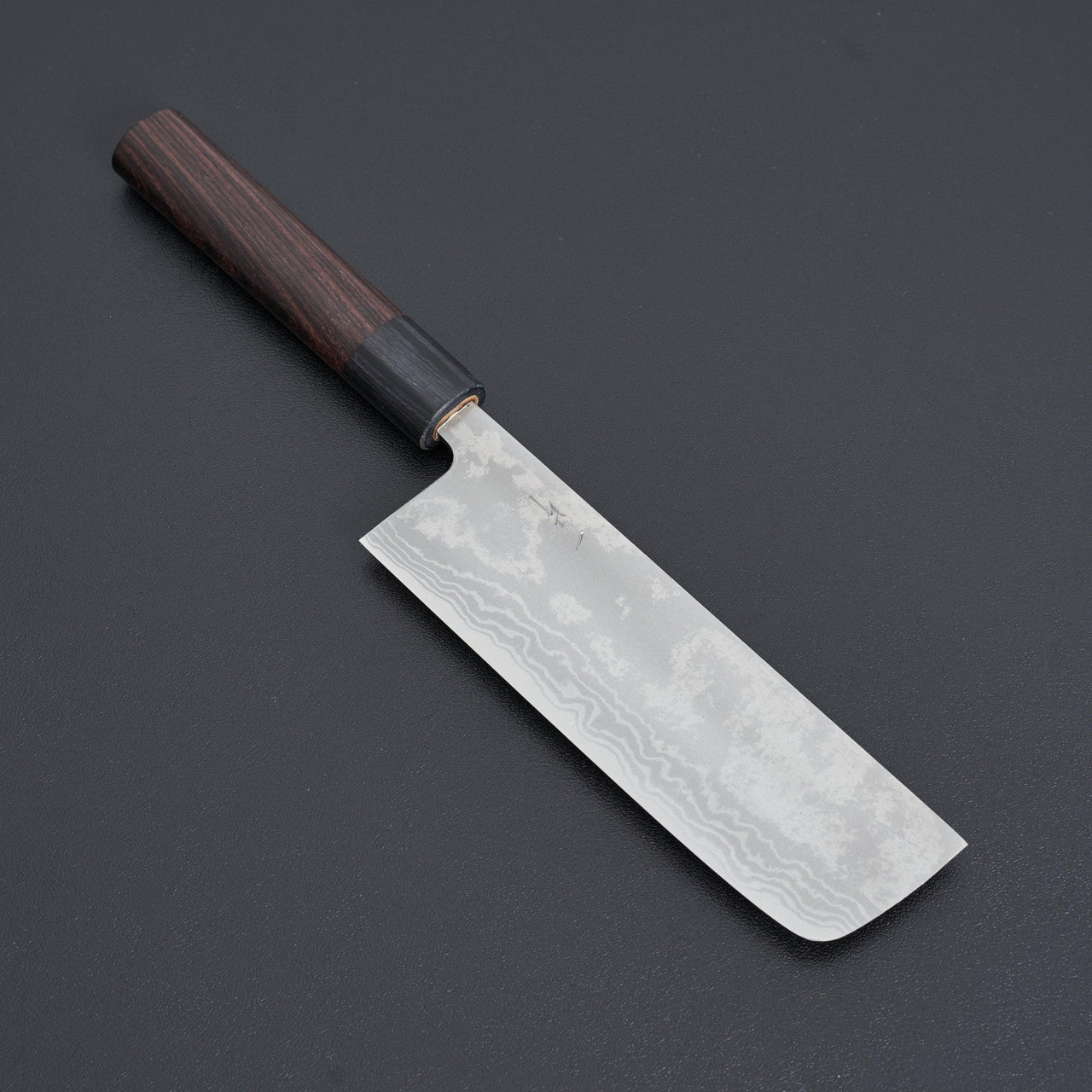 Hitohira GR Blue #2 Damascus Nakiri 150mm-Knife-Hitohira-Carbon Knife Co