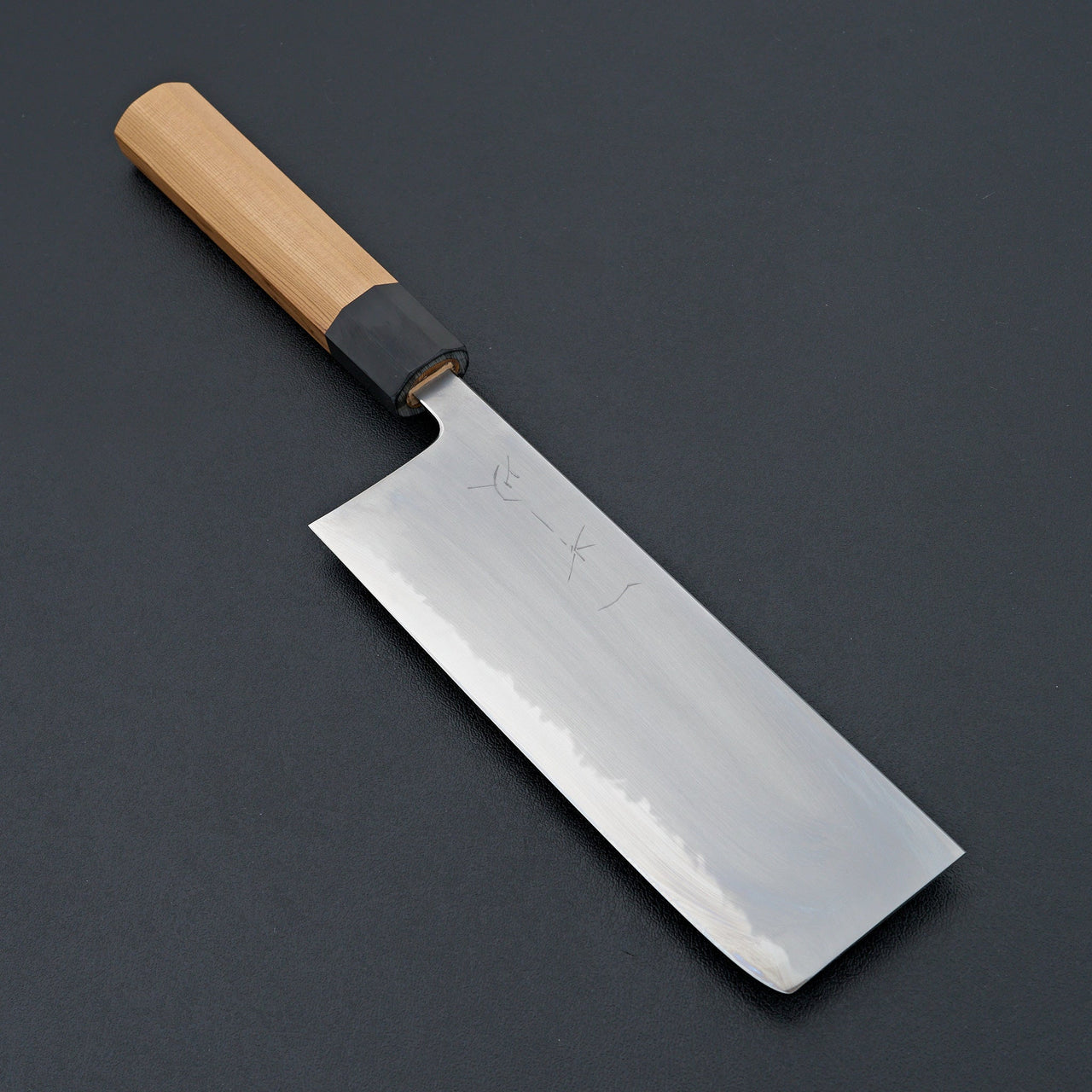 Hitohira Gorobei Izo White #2 Nakiri Yakusugi Cedar Handle-Knife-Hitohira-Carbon Knife Co