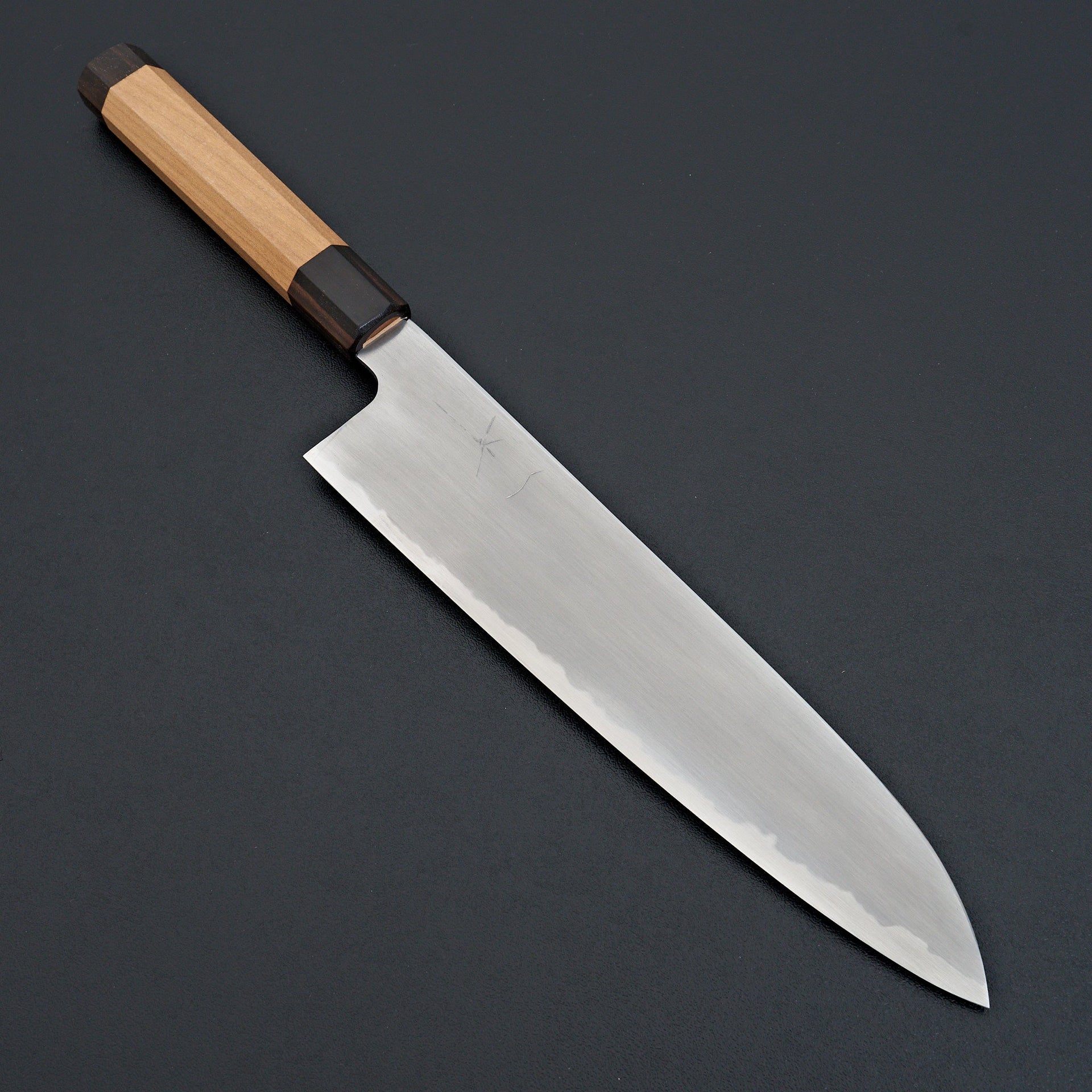 Hitohira Gorobei Rikichi Blue #2 Kasumi Gyuto 240mm Cherry Wood Handle-Knife-Hitohira-Carbon Knife Co