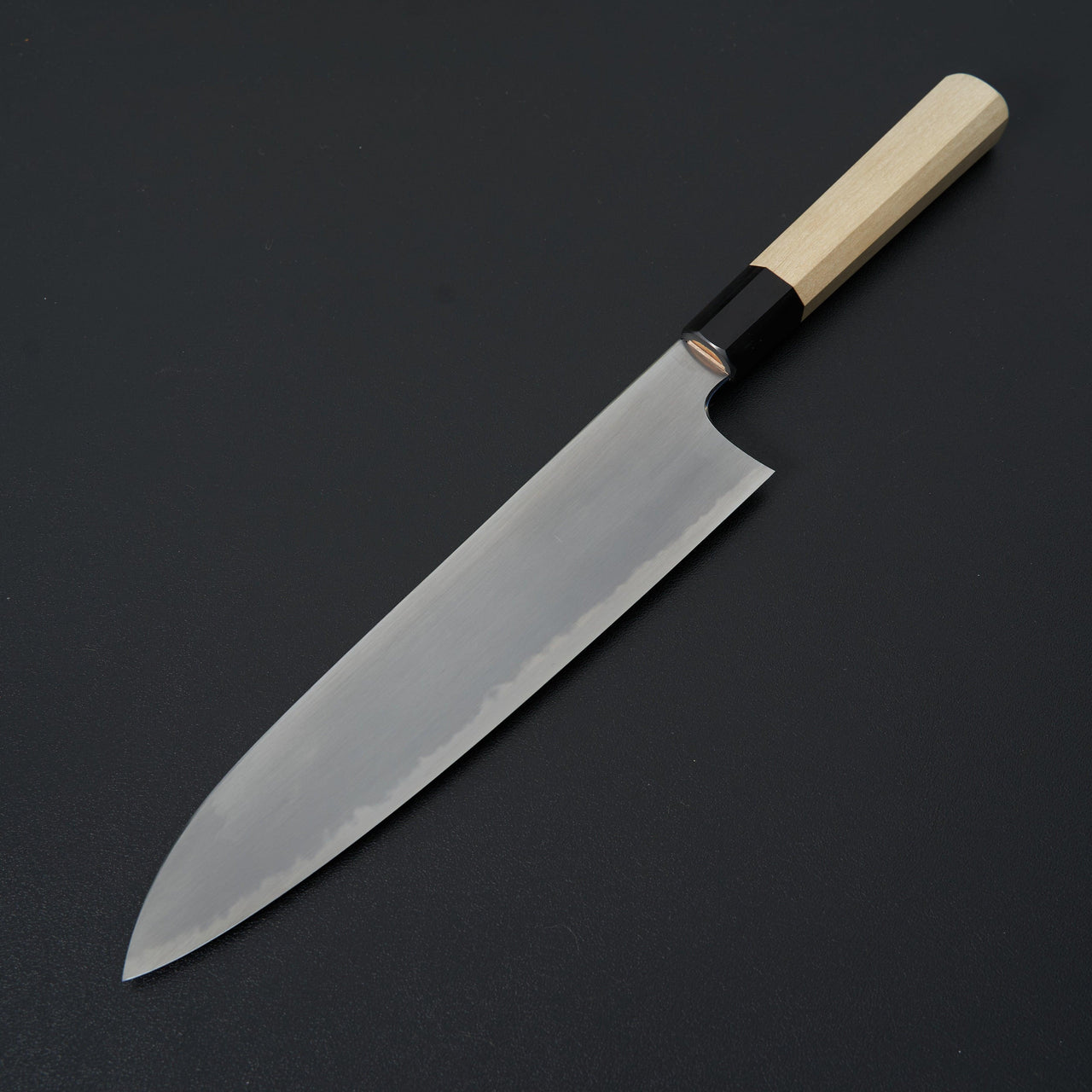 Hitohira Gorobei Rikichi White #2 Kasumi Gyuto 240mm Ho Wood Handle-Knife-Hitohira-Carbon Knife Co