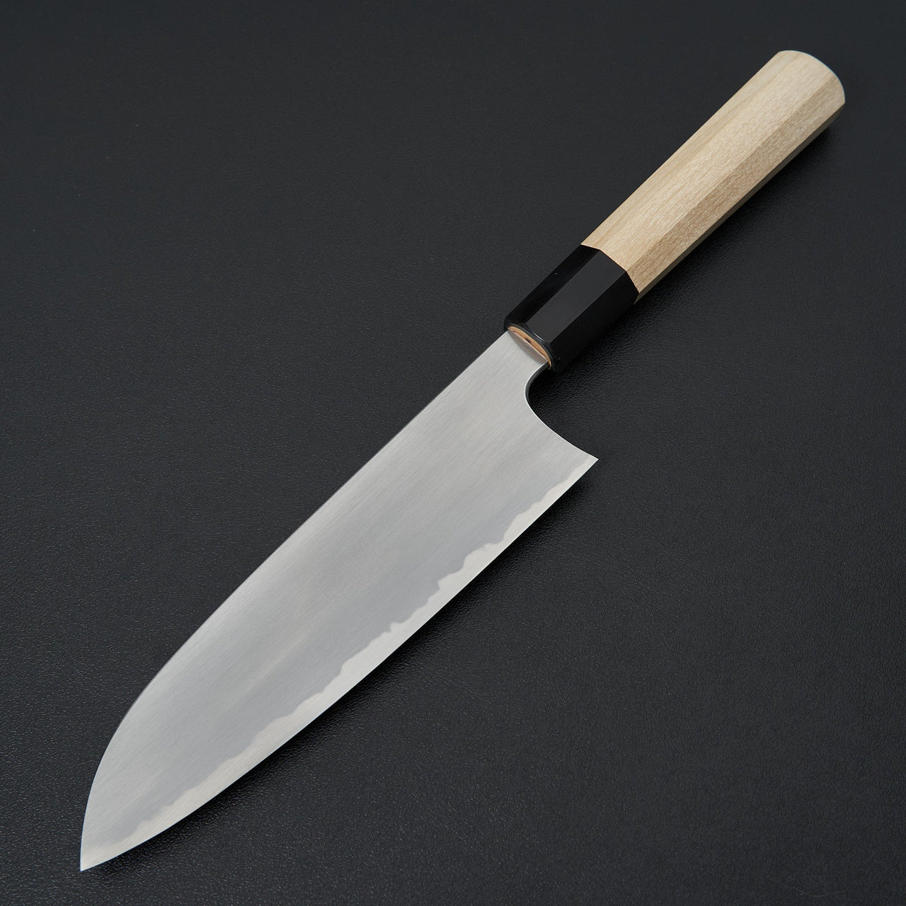 Hitohira Gorobei Rikichi White #2 Kasumi Santoku Ho Wood Handle-Knife-Hitohira-Carbon Knife Co