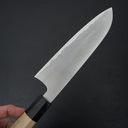 Hitohira Gorobei Rikichi White #2 Kasumi Santoku Ho Wood Handle-Knife-Hitohira-Carbon Knife Co