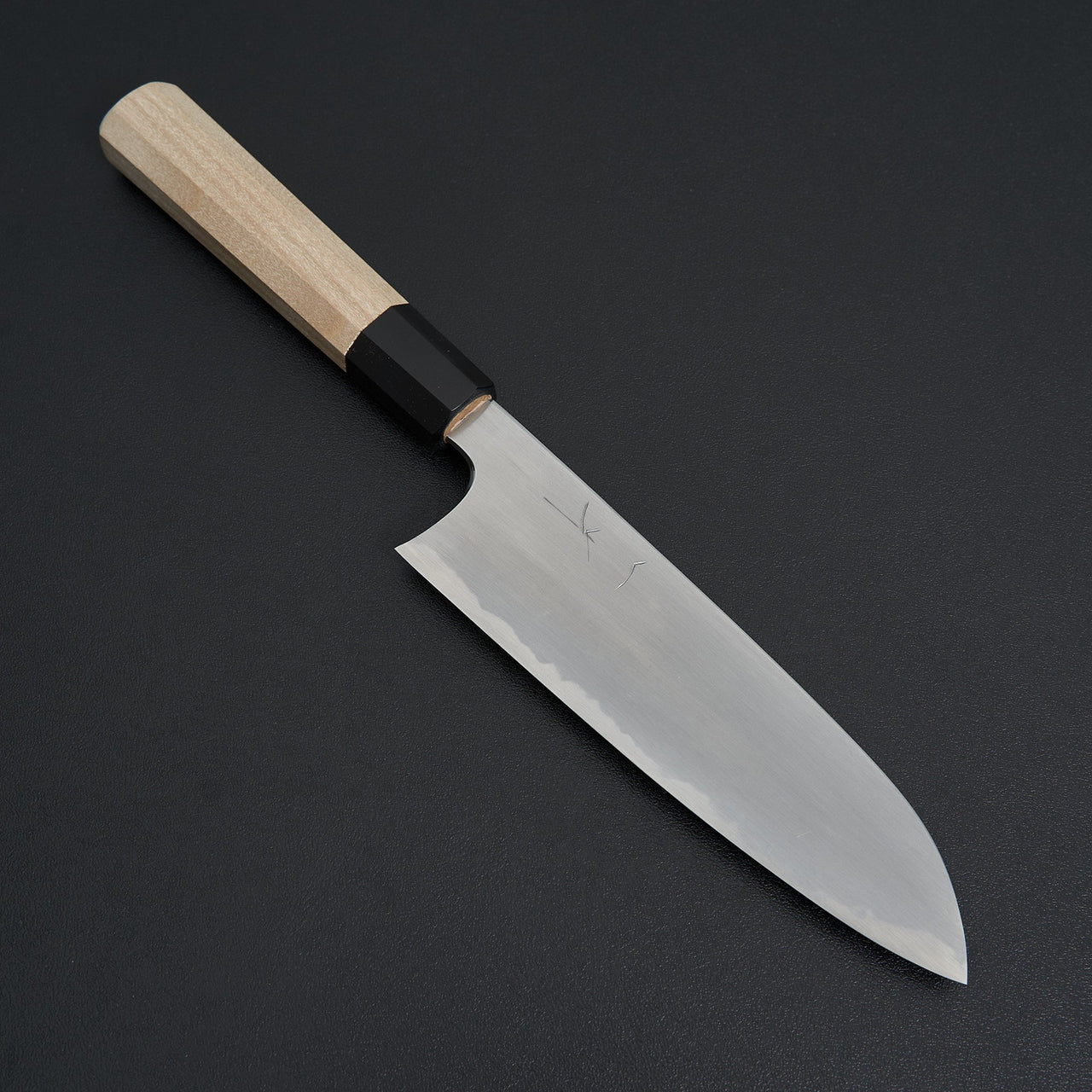 Hitohira Gorobei Rikichi White #2 Kasumi Santoku Ho Wood Handle-Knife-Hitohira-Carbon Knife Co