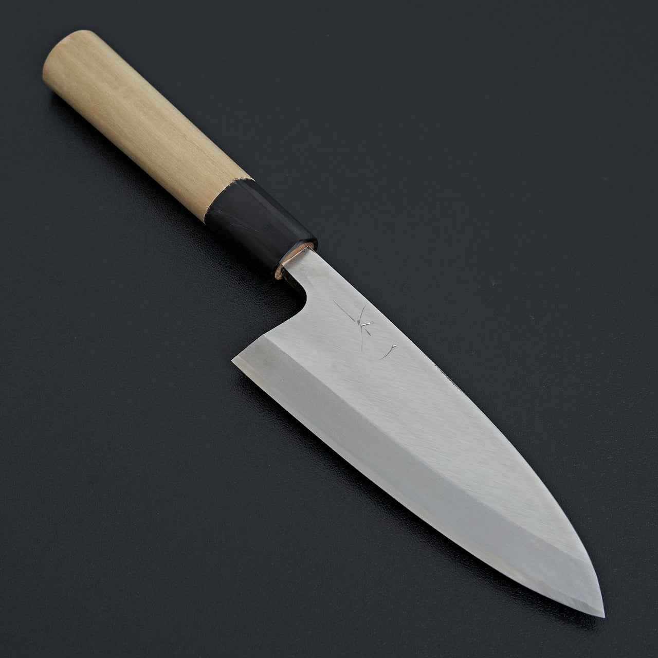 Hitohira Gorobei White #3 Deba 135mm Ho Wood Handle (D-Shape)-Knife-Hitohira-Carbon Knife Co